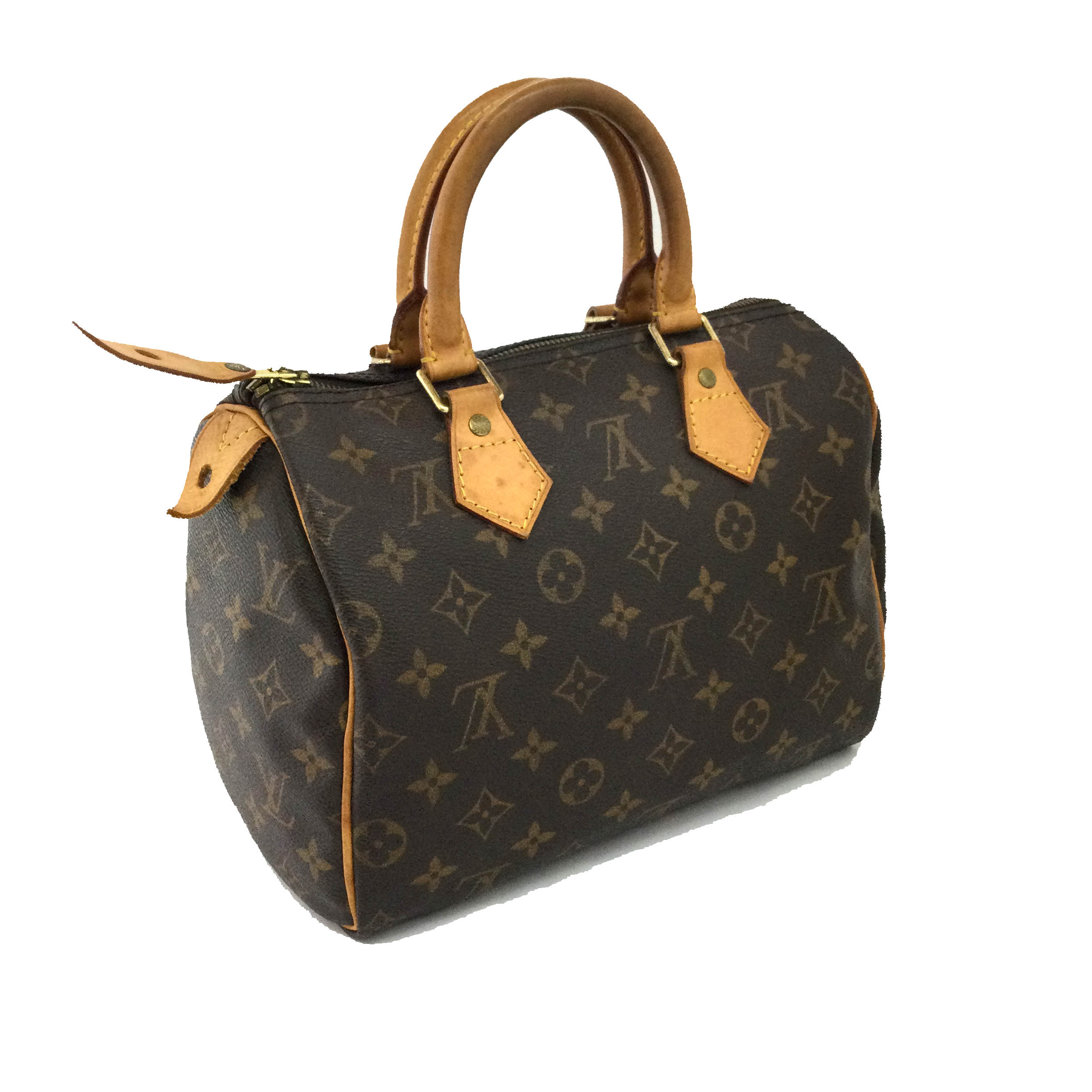 T【LOUIS VUITTON】スピーディ25 M41528　モノグラム　ブラウン　ハンドバッグ　コンパクト【ルイヴィトン】【大特価価格】【かんてい局宇都宮戸祭店】21-3214tm