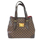 T【LOUIS VUITTON】ハムステッドMM　N51204　ダミエ　エベヌ　ブラウン　トートバッグ　ハンドバッグ　女性　レディース　中古【ルイヴィトン】【質屋かんてい局宇都宮戸祭店】31005409315-59tkk