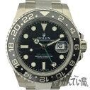 T【ROLEX】GMTマスター2　116710LN　V番　2008年頃製造　ルーレット刻印　黒文字盤　ステンレス　セラミック　自動巻き　男性　メンズ..