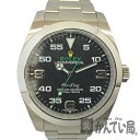 T【ROLEX】エアキング　116900　ブラック文字盤　ステンレスチール　ランダム番　2021頃製造　自動巻　オートマティック　メンズ　男性　ブランド　高級　中古【ロレックス】【かんてい局宇都宮戸祭店】31000049315-106t-ht その1