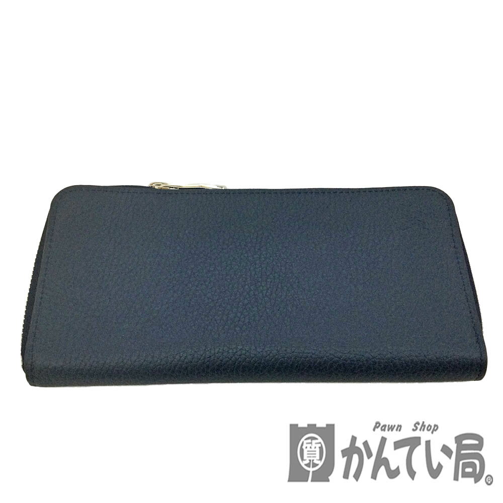 ヴィトン 長財布（男性向け） T【LOUIS VUITTON】 ジッピーウォレット ヴェルティカル M58823　ネイビー　トリヨンレザー　シルバー金具　ラウンドファスナー長財布　メンズ　男女兼用　長財布　布袋有　美品【ルイ ヴィトン】【大特価価格】【かんてい局宇都宮戸祭店】31015589317-27t-h