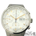 T【IWC】GSTクロノグラフ IW370713 ステンレス ゴールドインデックス クロノグラフ 時計 自動巻 文字盤シルバー 仕上済 ギャラ（印無し) 日差 6秒【アイダブリューシー】【かんてい局宇都宮戸祭店】31000139317-1t-h