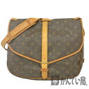 T【LOUIS VUITTON】ソミュール35　M42254　モノグラム　ショルダーバッグ　クロスボディバッグ　メッセンジャーバッグ　大容量　ブラウン　斜め掛け　男性　女性　メンズ　レディース　ユニセックス　中古【ルイ ヴィトン】【質屋かんてい局宇都宮戸祭店】31004279317-11t-ht