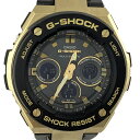 K CASIO G-SHOCK GST-W300G ケース幅約49mm 腕回り約21cm ラバー 樹脂 ソーラー 20気圧防水 送料込 シンプル ビジネス Gシ...
