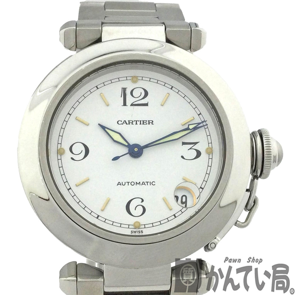 K　CARTIER　パシャCデイト　W31015M7　