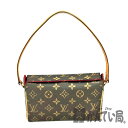 【O】【LOUIS VUITTON】【ルイ　ヴィトン】レシタル　M51900　モノグラム　ブラウン　PVC　塩化ビニル　ハンドバッグ　手持ち　ミニバッグ　女性　レディース　中古【質屋かんてい局小山店】31003149310-141o