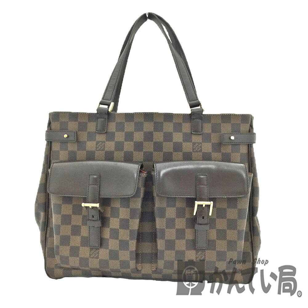 K　LOUIS VUITTON　ユゼス　N51128　MB1003　本体のみ　ダミエ　エベヌ　トートバッグ　ハンドバッグ　レディース　外ポケット×2　内ポケット×1　お買い得　特別価格　横36×高さ28.5×幅11.5cm　ルイヴィトン　中古　質屋かんてい局　鹿沼店　31003140318-137k-m