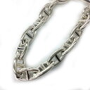 K HERMES シェーヌダンクルGM SV925 約16cm 12コマ ブレスレット 腕輪 箱付き ファッション アクセサリー ユニセックス 男性 女性 メン...