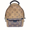 K LOUIS VUITTON パームスプリングス バッグパック ミニ M42411 送料込 お買い得 特別価格 普段使い モノグラムリバース ブラウン リュック バックパック コンパクト レディース 女性用 可愛い ルイヴィトン 中古 質屋かんてい局 鹿沼店 31007669310-18k(4)