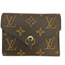 T【LOUIS VUITTON】【ルイ ヴィトン】 ポルトフォイユヴィクトリーヌ　三つ折り財布　ファスナー小銭入れ　カード入れ有り　札入れ有り　メンズ　レディース　男女兼用　モノグラム　ブラウン　M62472【大特価価格】【かんてい局宇都宮戸祭店】31018979317-48tn