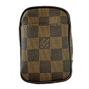 T【LOUIS VUITTON】エテュイ・オカピPM N61738 デジタルカメラケース ダミエ ブラウン 小物入れ 中古【ルイ ヴィトン】【質屋かんてい局宇都...