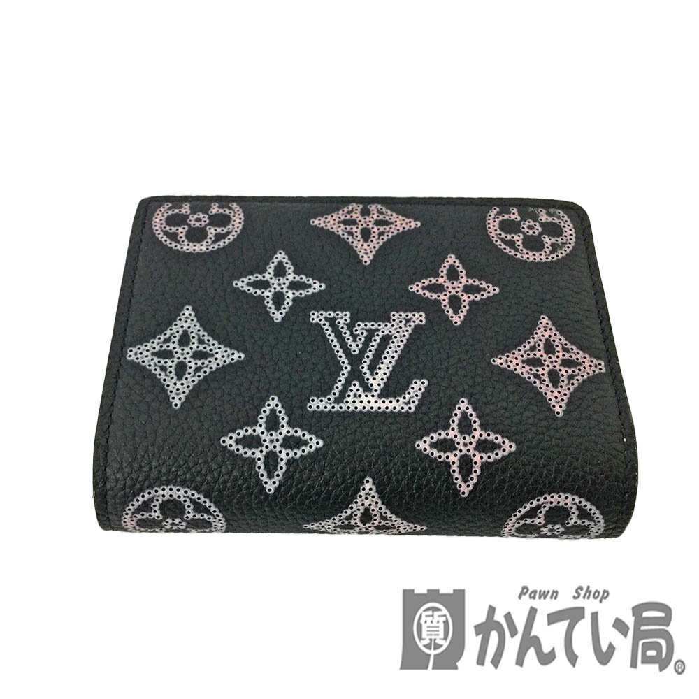 T【LOUIS VUITTON】ポルトフォイユ・クレア　M81658　マヒナ　フライトモード　ブラック×ピンク系　小さめ　コンパクト財布　人気　女性　レディース　中古【ルイ ヴィトン】【質屋かんてい局宇都宮戸祭店】31018979317-30t-h