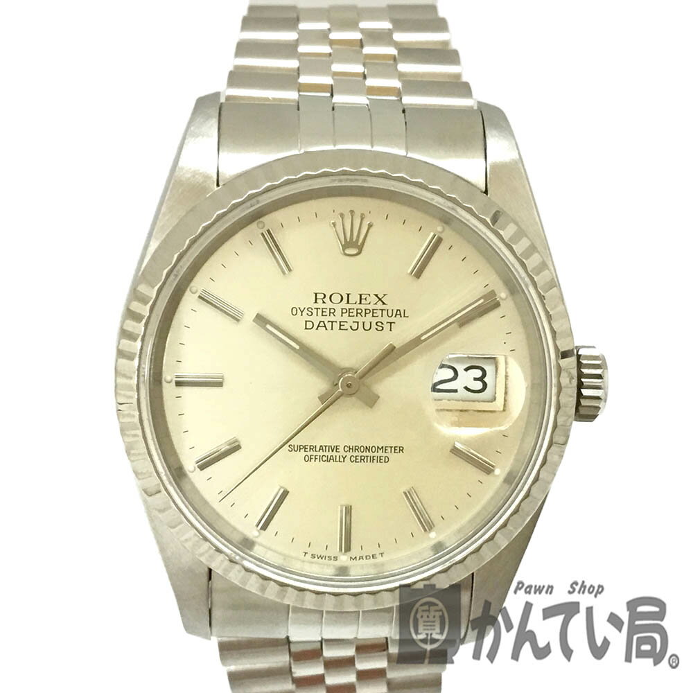 T【ROLEX】デイトジャスト　16234　ス