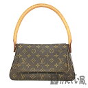 U【中古】LOUIS VUITTON【ルイ・ヴィトン】ミニルーピング　 M51147　モノグラム　ブラウン　ショルダーバッグ　ハンドバッグ　可愛い　人気　小さめ【かんてい局宇都宮店】31003149315-86u-r