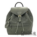 U【中古】LOUIS VUITTON【ルイ ヴィトン】モンスリPM M45205 アンプラント ノワール ブラックレザー バックパック 調節可能 おしゃれ 美品【かんてい局宇都宮店】31007669315-34u-r