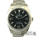 T 仕上げ済【ROLEX】エクスプローラー1　214270　エクワン　ステンレススチール　ブラック文字盤　G番　2010年頃製造　探検家　普段使い　ビジネス　人気　メンズ　男性　中古【ロレックス】【質屋かんてい局宇都宮戸祭店】22-3106t その1