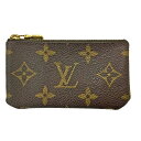 T【LOUIS VUITTON】ポシェットクレ　M62650　モノグラム　ブラウン　小銭入れ　キーホルダー　チャーム　中古【ルイ ヴィトン】【大特価価格】【かんてい局宇都宮戸祭店】31022369318-3tkk