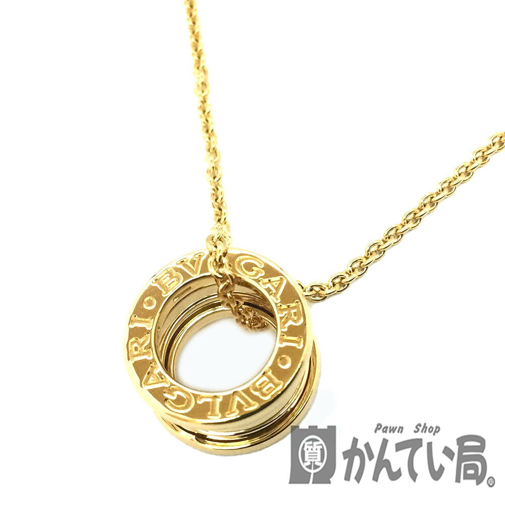 T【BVLGARI】ビーゼロワンネックレス 750YG イエローゴールド K18YG B-ZERO1 総重量12.4g サイズ約40cm レディース アクセサリー ペンダント 仕上済 ギャラなし 中古 プレゼント 箱有【大特価価格】【かんてい局宇都宮戸祭店】【ブルガリ】31034619318-5th