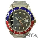 T【ROLEX】GMTマスター1　16700　ペプシ