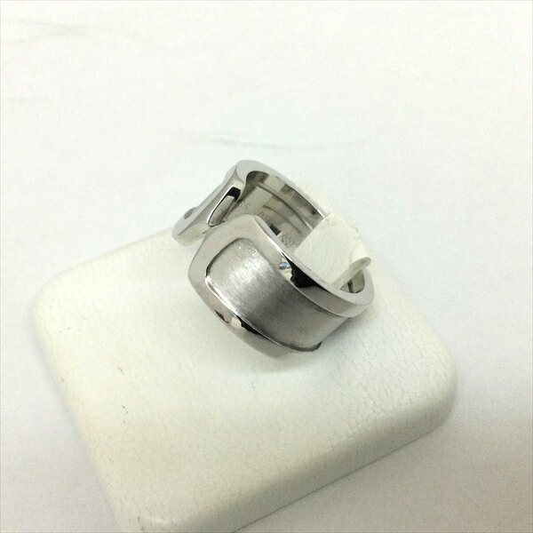 T【中古】【Cartier】【カルティエ】 2Cリング K18WG ホワイトゴールド　13.0g　K18 リング　指輪　レディース　アクセサリー　12.5号　仕上げ済　美品【大特価価格】【かんてい局宇都宮戸祭店】20-4859t