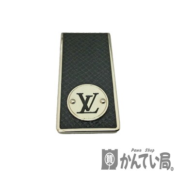 T【LOUIS VUITTON】M00271　パンス・ア・ビエ・ ネオLVクラブ　マネークリップ　タイガ×スティール　ブラック　黒　メンズ小物　美品　箱有　布袋有　プレゼント【ルイ ヴィトン】 　【大特価価格】【かんてい局宇都宮戸祭店】22-1981th