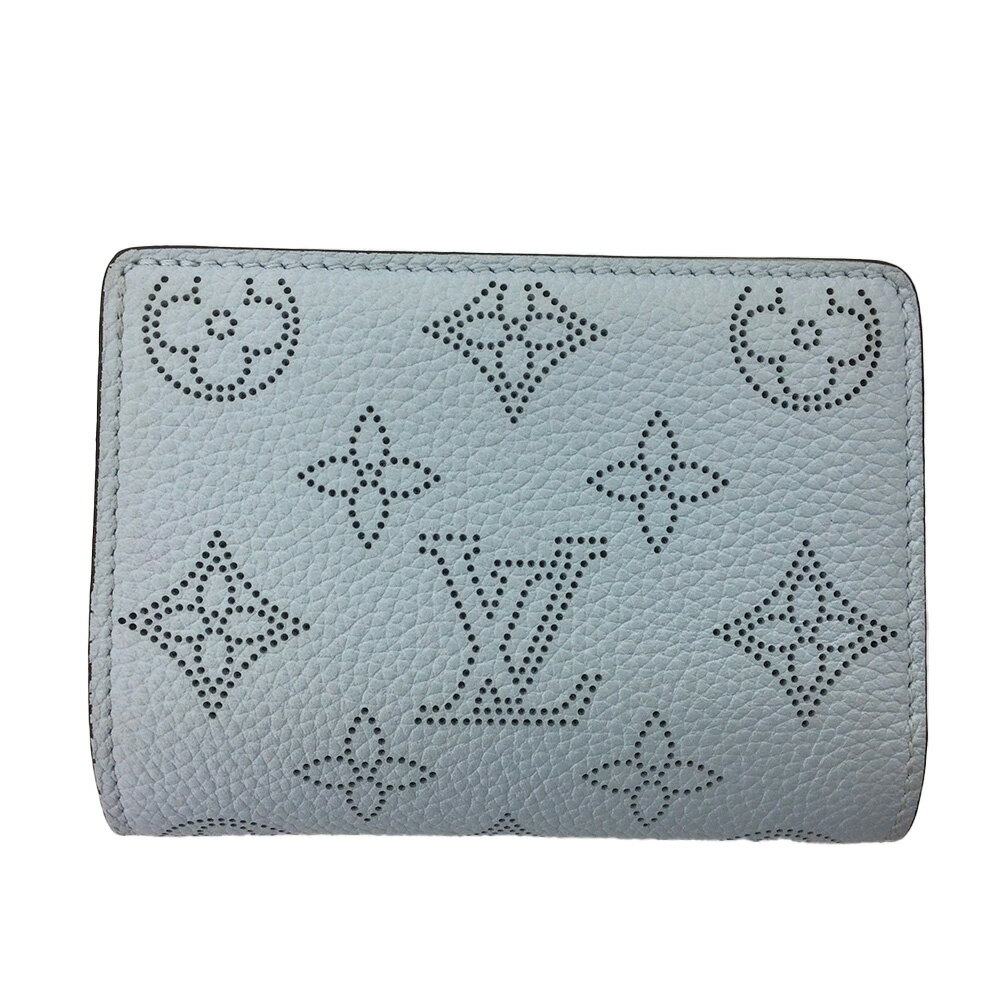 K　LOUIS VUITTON　ポルトフォイユ・クレア　M81705　RFID　ICチップ　送料込　二つ折り財布　マヒナ　ブルー系　女性　レディース　ルイ ヴィトン　お買い得　特別価格　普段使い　中古　質屋かんてい局　鹿沼店　31018979310-204k