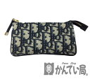 K　DIOR　キーケース　ジャガード　S5611CTZQ＿M928　布袋　送料込み　お買い得　特別価格　トロッター絵　レディース　　女性　小銭　ディオール　中古　質屋かんてい局　鹿沼店　31023789310-5k-n