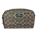 K COACH 美品 コスメポーチ 52528 シグネチャー ブラウン ミニバッグ 雑貨 小物入れ 美品 レディース 女性 コーチ 質屋かんてい局鹿沼店 310...