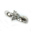 K ダイヤリング Pt900 約12.5号 D0.31ct 送料込 約5.0g ダイヤ プラチナ 指輪 レディース 女性 ファッション ノンブランド お買い得 特別価格 シンプル 普段使い 中古 質屋かんてい局 鹿沼店 31031730315-17K