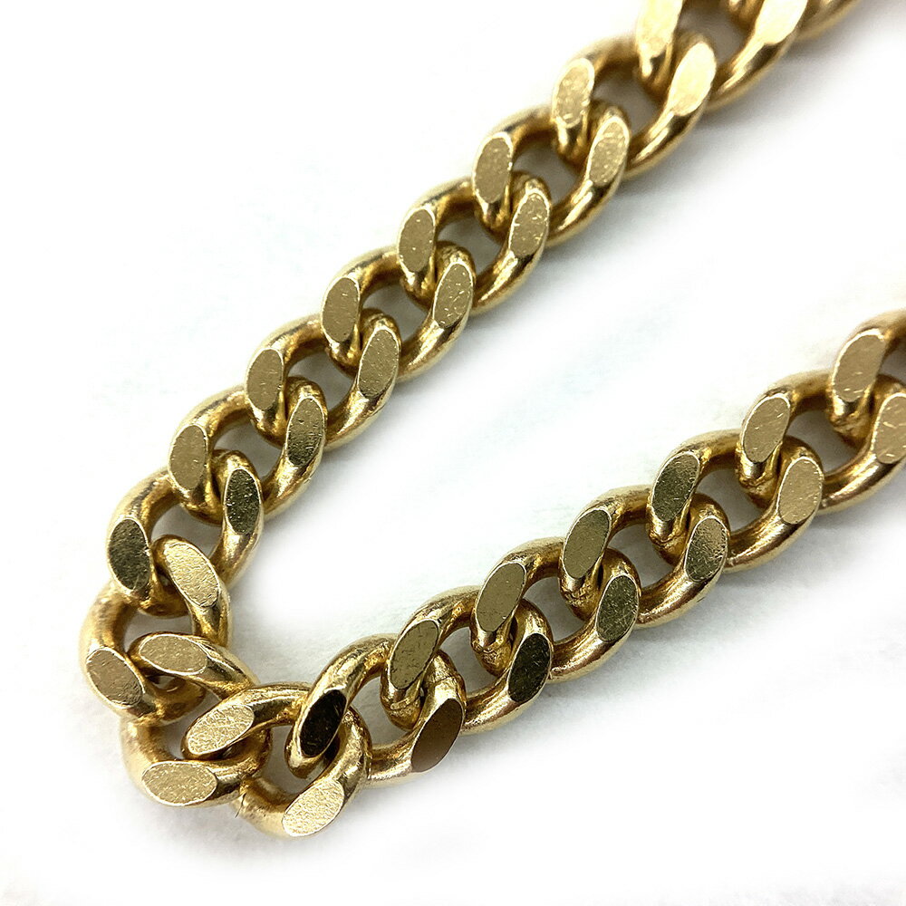 K喜平2面シングルネックレスK18...