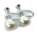 K MIKIMOTO パールイヤリング 7mm珠 K18WG 約2.6g 金 750 プラチナ ブランド 送料込 お買い得 特別価格 ジュエリー アクセサリー 女性 レディース 中古 質屋かんてい 鹿沼店 31036029310-1k