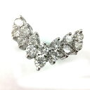 K ダイヤリング Pt900 約11.5号 1.0ct 送料込 約7.2g ダイヤ 誕生石 プラチナ 指輪 レディース 女性 ファッション ノンブランド お買い得 特別価格 シンプル 普段使い 中古 質屋かんてい局 鹿沼店 P2500875K
