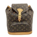 K LOUIS VUITTON モンスリMM M51136 SP0043 送料込 お買い得 特別価格 普段使い モノグラム ブラウン リュック バックパック コ...