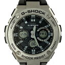 K CASIO G-SHOCK GST-W110 ソーラー電波時計 20気圧防水 ケース幅約52mm 腕回り約21.5cm ラバー 樹脂 送料込 シンプル ビジ...