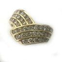 K ダイヤリング K18 約10.5号 約6.5g D1.0ct 本体のみ 送料込 お買い得 特別価格 金 ゴールド 指輪 リング アクセサリー 女性 色石 メンズ 男性 レディース ノンブランド シンプル 中古 質屋かんてい局 鹿沼店 P2500523k