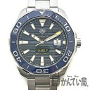 U【中古】【TAG HEUER 】アクアレーサー WAY201B.BA0927 メーカーオーバーホール ギャランティカード有 箱有 300m防水 ネイビー文字盤 ブルーベゼル【タグ ホイヤー】【かんてい局宇都宮店】31000089315-38u-b