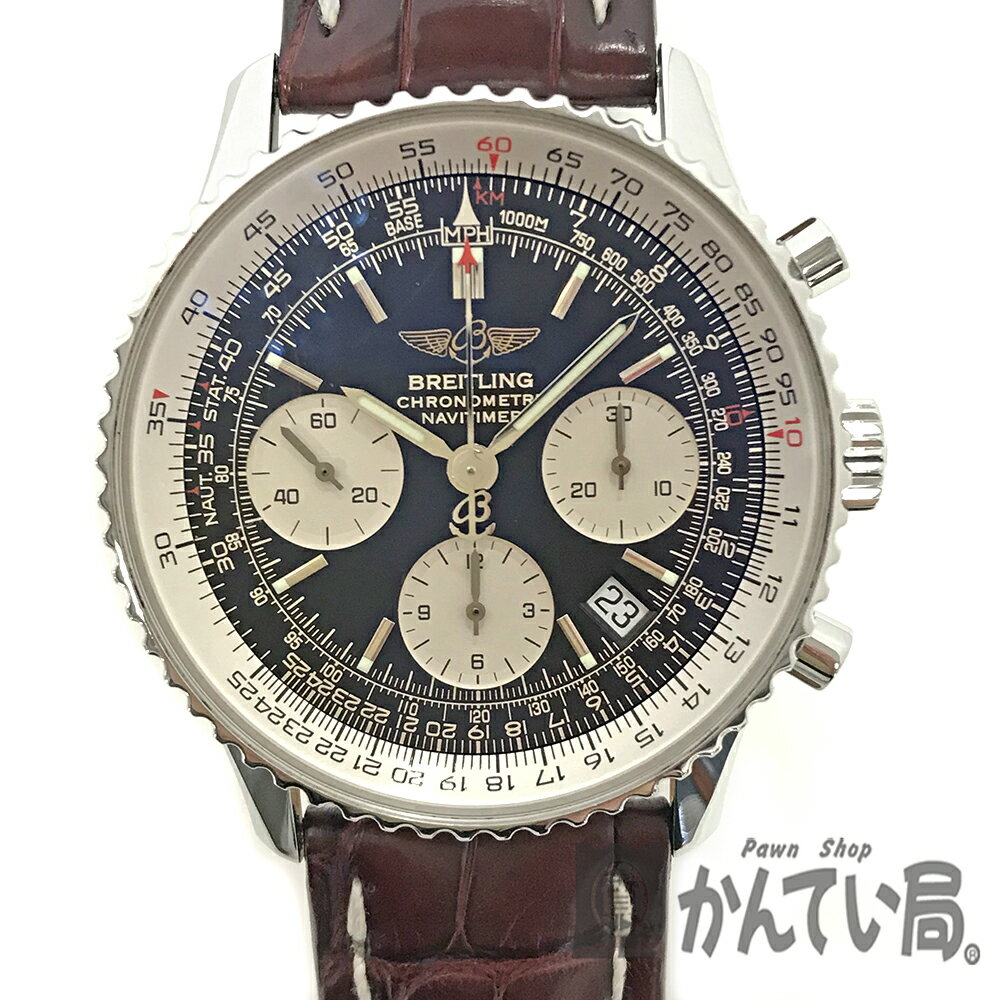 U【中古】【BREITLING】ナビタイマー A232B35KBA(A23322)　箱有　ギャランテ ...