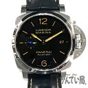 ルミノール 腕時計（メンズ） O【PANERAI】ルミノール マリーナ 1950 3デイズ　PAM01392　42mm　外箱付　箱付　美品　メンズ　自動巻　腕時計　黒　ブラック　スモールセコンド【パネライ】【かんてい局小山店】31000149315-5o-f