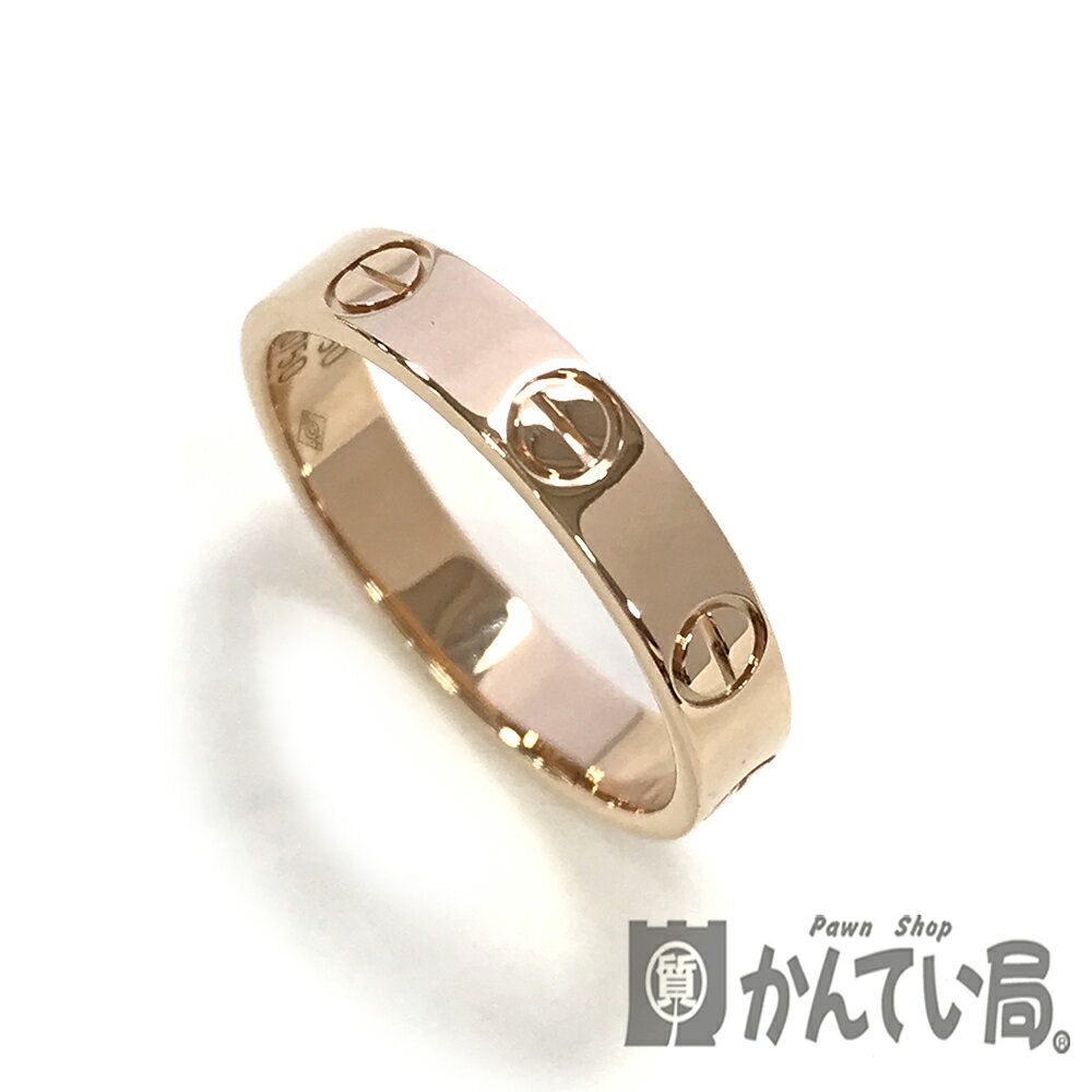 U【中古】【Cartier】ミニラブリング　K18PG　50(約9.5号)　3.0g　磨き仕上げ済み　美品【カルティエ】【かんてい局宇都宮店】31034079315-30u-b