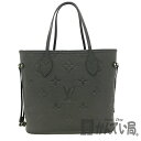 U【中古】LOUIS VUITTON【ルイ・ヴィトン】ネヴァーフルMM　 M45685　アンプラント　ノワール　ブラック　定番人気 　大きめバッグ　通勤バッグ　美品　布袋　男女兼用【かんてい局宇都宮店】31005409315-142u-r