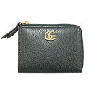 U【中古】GUCCI【グッチ】コインケース　644406　GGマーモント　レザー　ブラック　男女兼用　おしゃれ　箱付　美品【大特価価格】【かんてい局宇都宮店】 31019009315-37u-r