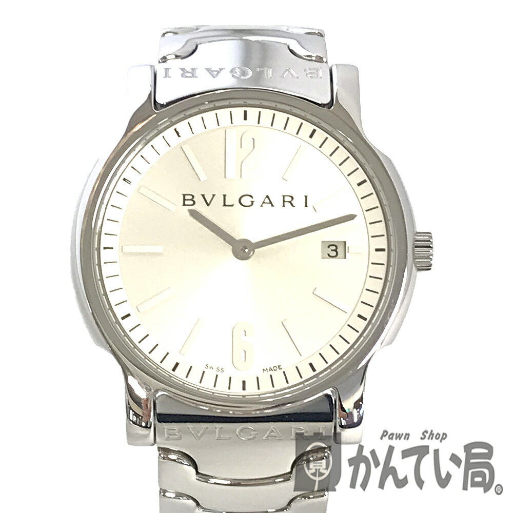 U【中古】【BVLGARI】【ブルガリ】ソロテンポ　ST35C6SSD　ステンレススチール　シルバー ...