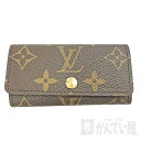 U【中古】LOUIS VUITTON【ルイヴィトン】4連キーケース M62631 ミュルティクレ4 モノグラム ブラウン 普段使い 定番人気 プレゼント 男女兼用 未使用品【かんてい局宇都宮店】31023509315-123u-r