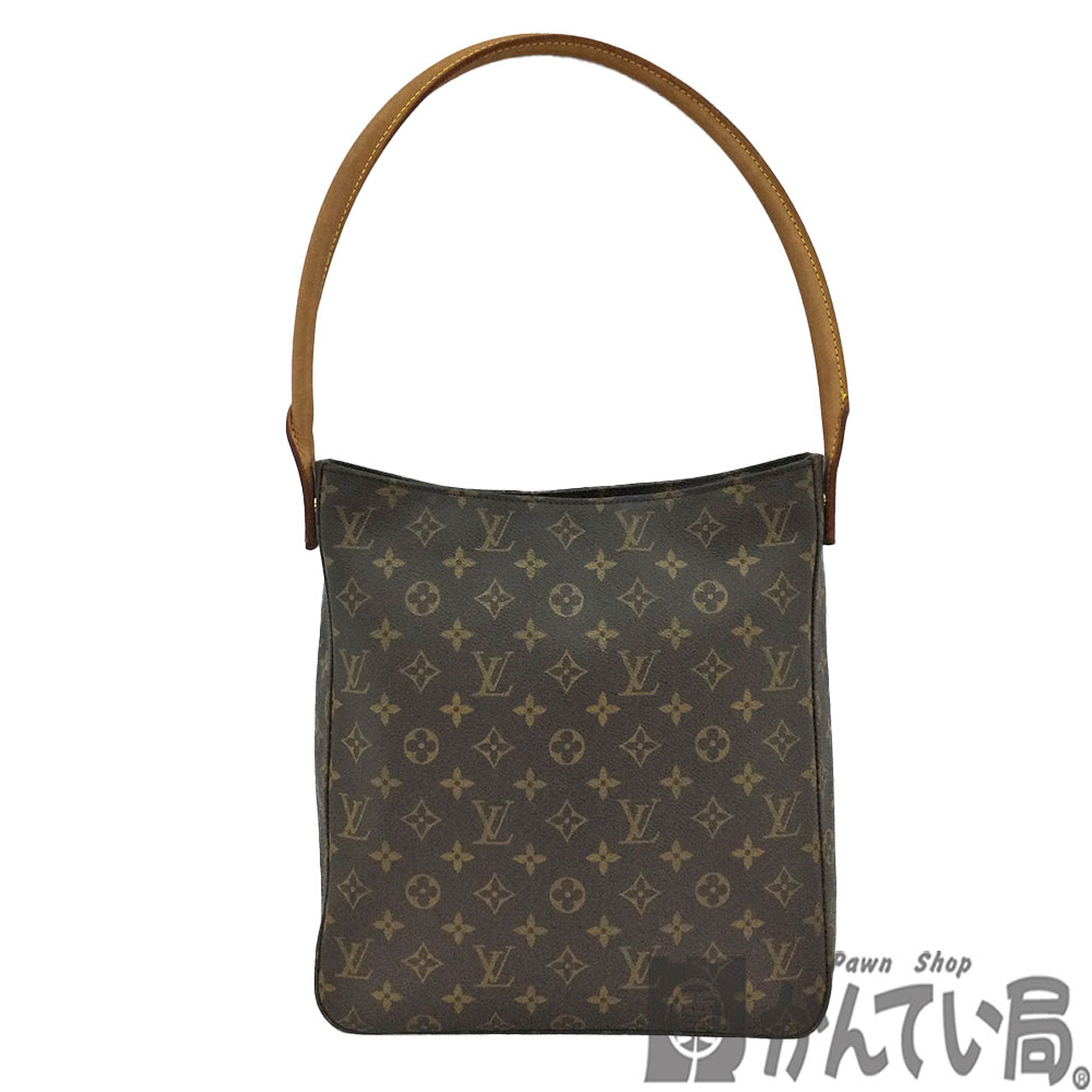 K　LOUIS VUITTON　ルーピングGM　M51145　MI0091　本体のみ　モノグラム　ブラウン　トートバッグ　ハンドバッグ　送料無料　ルイヴィトン　中古　質屋かんてい局　鹿沼店　31004279310-204k-I