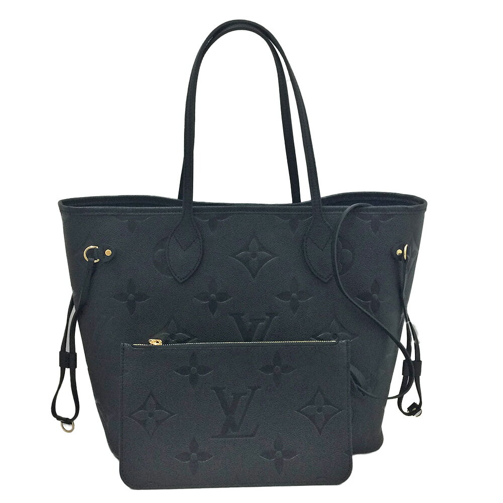 K　LOUIS VUITTON　ネヴァーフルMM　 M45685　RFID　ICチップ　箱　布袋　ポーチ　アンプラント　ブラッグ　美品　モノグラム柄　型押し　送料込　お出掛け　ノワール　肩掛け　ハンドバッグ　レディース　ルイヴィトン　中古　質屋かんてい局　鹿沼店　31005409310-128k