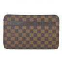 K　LOUIS VUITTON　サンルイ　N51993　FL0066　本体のみ　送料込　お買い得　特別価格　普段使い　ダミエ　エべヌ　セカンドバッグ　茶色　男性　メンズ　定番　ルイヴィトン　中古　質屋かんてい局　鹿沼店　31013319310-58k