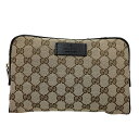 K GUCCI ボディーバッグ 449174 本体のみ 送料込 GGキャンパス ベージュ ウエストポーチ シンプル メンズ 男性 ユニセックス お買い得 お手頃...