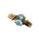 K トパーズリング K18 約2.6g 約10.5号 0.80ct ダイヤ 送料込 色石 ファッション アクセサリー 宝石 女性 レディース ノンブランド お買い得 特別価格 ラグジュアリー 中古 質屋かんてい局 鹿沼店 31031590310-53k
