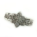 K ダイヤリング Pt900 プラチナ 約5.8g 約11.5号 0.50ct 花モチーフ 送料込 お買い得 特別価格 ラグジュアリー 指輪 女性 レディース プレゼント ご褒美 宝石 ファッション 中古 質屋かんてい局 鹿沼店 31031739316-310k
