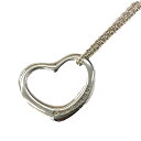 K TIFFANY&Co. オープンハートネックレス SV925 シルバー 約5.5g 送料込 約41.5cm レディース 女性 シンプル 人気 ハート 定番 お買い得 特別価格 ティファニー 中古 質屋かんてい局 鹿沼店 P251167k
